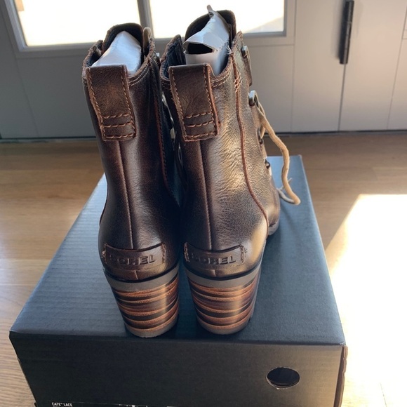 Sorel Cate Lace Water-Resistant Hiker Booties - Picture 10 of 13